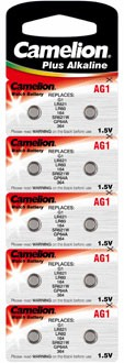 Батарейка Camelion AG1 (LR621\LR60\164\SR621W\GP64A\364)