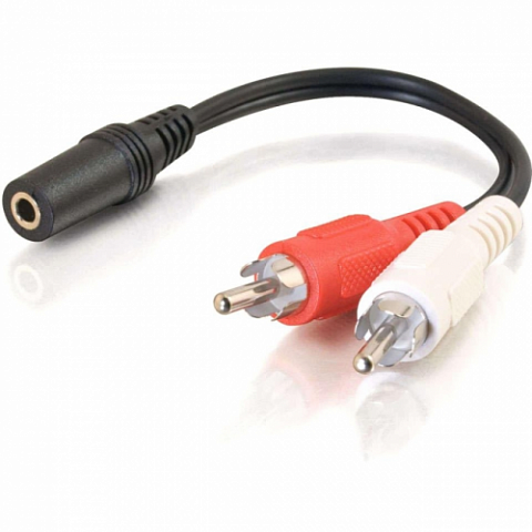 Переходник H19 (3.5mm-F to 2RCA-M 25см)