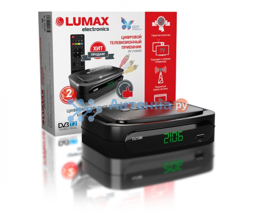 Цифровой эфирный ресивер Lumax DV-2106HD (DVB-T2)