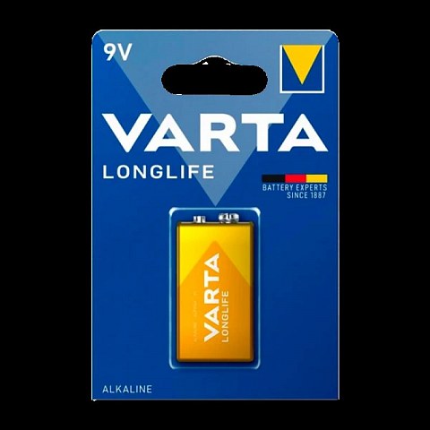 Батарейка Varta LONGLIFE Крона 6LR61 BL1 Alkaline 9V
