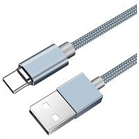 Магнитный USB кабель Hoco U40A Type-C серый