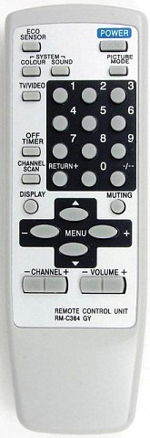 Пульт JVC RM-C364GY (белый)