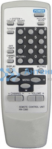 Пульт JVC RM-C360GY (белый)