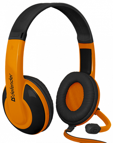 Игровая гарнитура Defender Warhead G-120 (черно-оранжевый)