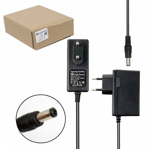 Блок питания Live-Power 12V LP107 12V/2A (5,5*2,5) кабель 1800mm