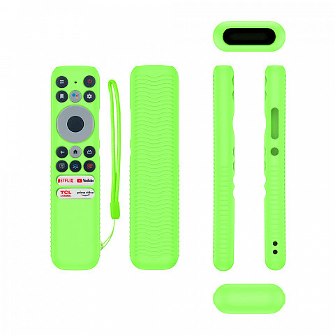 Чехол силиконовый для пульта Y47 (TCL RC902N) салатовый