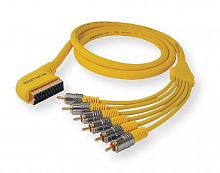 DAXX R26-11 кабель SCART "шт"-6 x RСA "шт" длина 1.1м