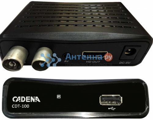 Цифровой эфирный ресивер CADENA CDT-100 (DVB-T2) фото 2