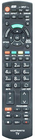 Пульт Panasonic N2QAYB000752 (3D)