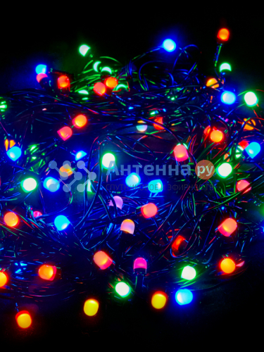 Гирлянда CADENA, 100 крупных LED, 10 метров, многоцветная, удлиняемая, уличная, 18024-1N фото 2