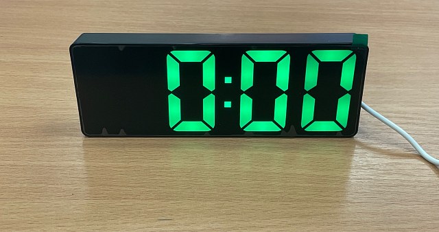 Электронные часы будильник GH-0712L с большим LED дисплеем