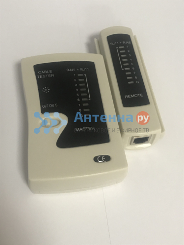 Тестер кабеля RJ-45+RJ-11