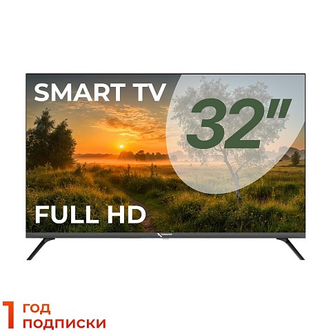 Телевизор Триколор P32FH504, SMART TV, 32", черный