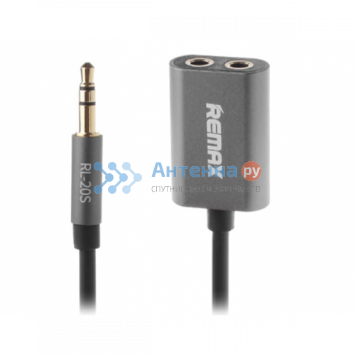 AUX аудио кабель-разветвитель Remax 3.5mm Share JACK Cable RL-20S фото 4