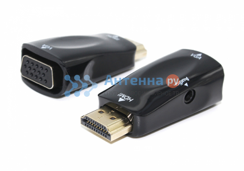 Видеоконвертер вход HDMI выход VGA (V1.4, 1080P) фото 2