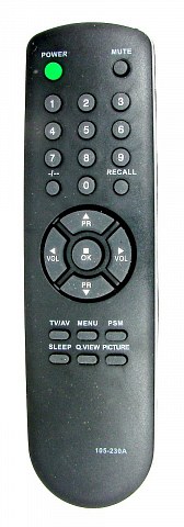 Пульт Goldstar 105-230A, 105-230F