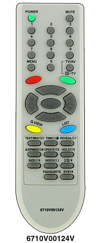 Пульт LG 6710V00124V