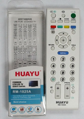 Универсальный пульт Sony RM-1025A белый