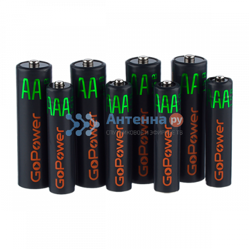 З/У для аккумуляторов GoPower SmartCase Li-ion 8 слотов +4AA и 4AAA фото 2