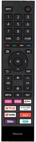 Пульт для телевизора Hisense ERF3E80H оригинальный