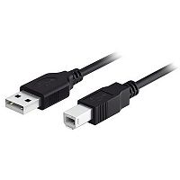 Кабель HIPER printer cable USB AM-BM 5м (черный)