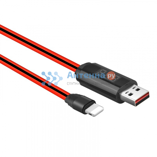 Шнур USB кабель Hoco U29 lightning (красный) фото 2