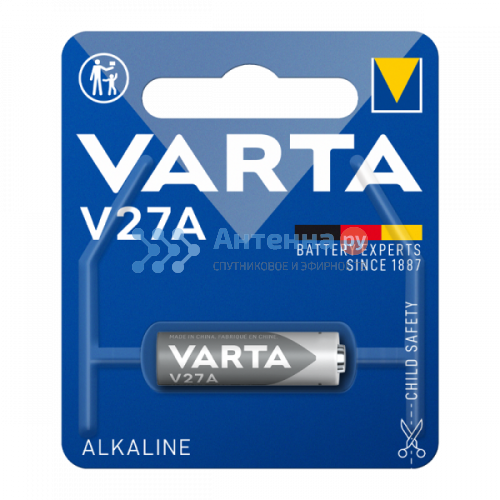 Батарейка Varta LR27/A27/MN27 BL1 Alkaline 12V