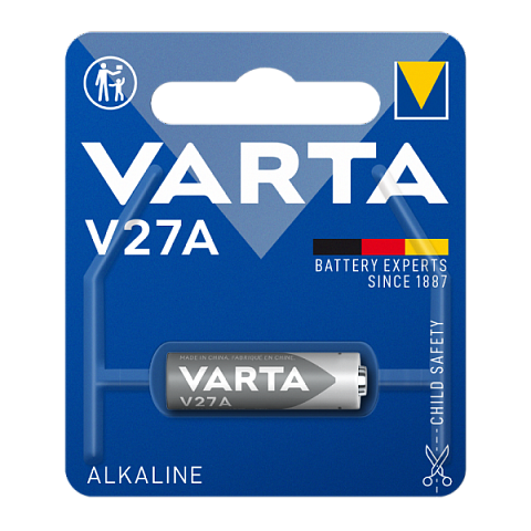 Батарейка Varta ELECTRONICS LR27/A27/MN27 BL1 Alkaline 12V