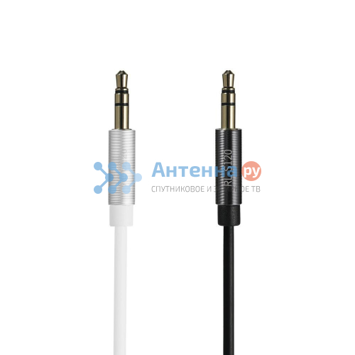 Аудиокабель REMAX 3,5 мм. Smart AUX Cable RL-S120 1,2 метра (белый) фото 2