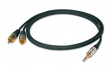 DAXX J45-25 Аналоговый аудио кабель Mini-Jack - 2RCA (AUX) 2.5м