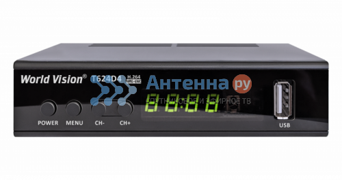 Цифровой эфирный ресивер World Vision T624 D4 (DVB-T2/C)
