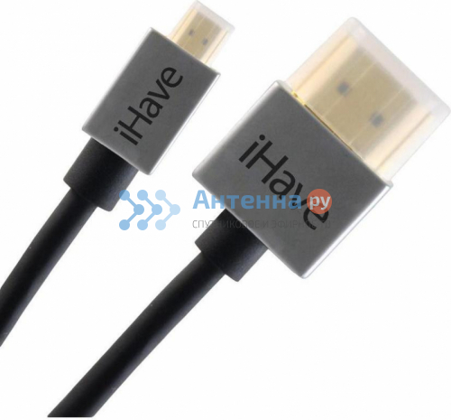 Кабель Belsis HDMI A вилка - D (micro HDMI) вилка, супертонкий, High Speed W/E, 1.4м. iHave (BF1013) фото 5