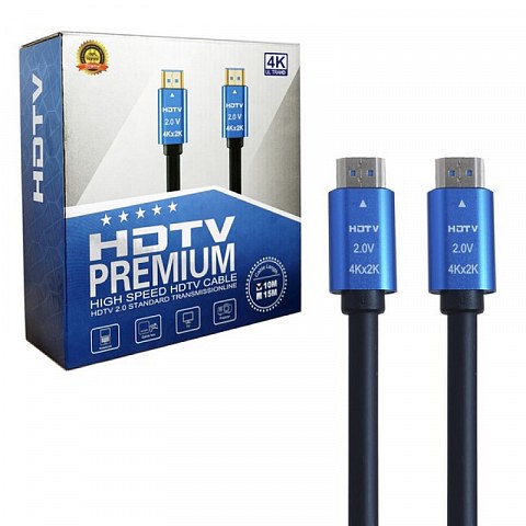 Кабель MRM HDMI вилка - HDMI вилка 4K 2.0 high speed 15м (силиконовый)