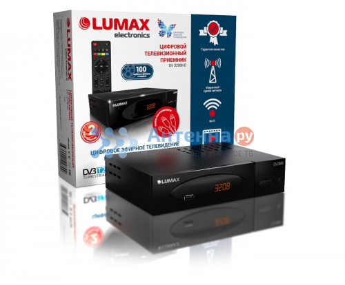 Цифровой эфирный ресивер Lumax DV-3208HD (DVB-T2)