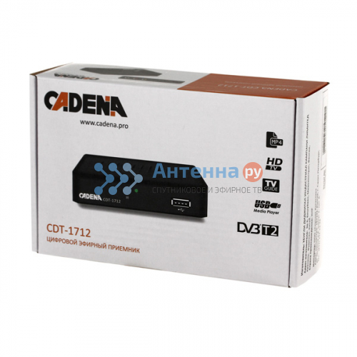 Цифровой эфирный ресивер CADENA CDT-1712 (DVB-T2) фото 3
