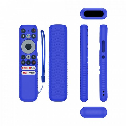 Чехол силиконовый для пульта Y47 (TCL RC902N) синий