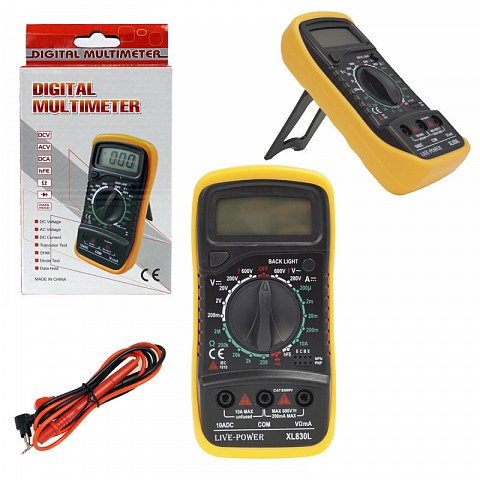 Мультиметр цифровой DT-830L