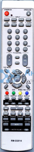 Универсальный пульт Pioneer RM-D2014 (TV+DVD)