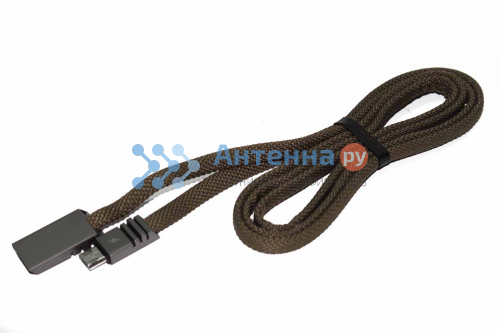 Шнур USB кабель Remax Weave (Micro) RC-081m черный фото 5