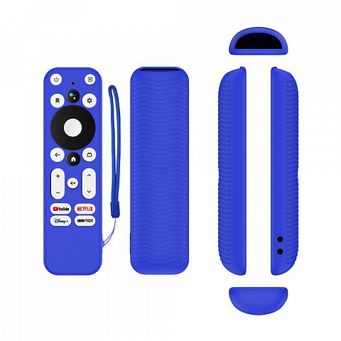 Чехол силиконовый для пульта Y55 (для Android TV/Stick) синий