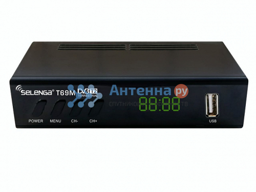 Цифровой эфирный ресивер SELENGA T69М (DVB-T2/C)