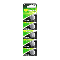 Батарейка GP CR2016 Lithium 3V цена за 1 шт.