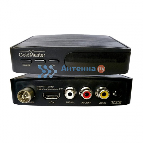 Цифровой эфирный ресивер GoldMaster T-707HD (DVB-T2)