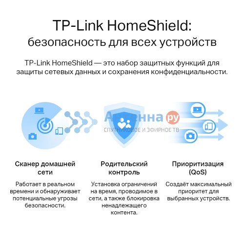 TP-Link Archer AX53 – Двухдиапазонный гигабитный роутер Wi‑Fi AX3000 с поддержкой Mesh фото 4 TP-Link Archer AX53 – Двухдиапазонный гигабитный роутер Wi‑Fi AX3000 с поддержкой Mesh фото 4